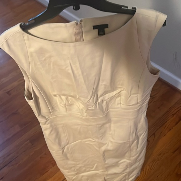 Anne Taylor long beige dress size M stretchy - Picture 1 of 11